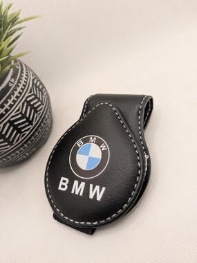 BMW Leather Car Interior Accessories Clip Holder